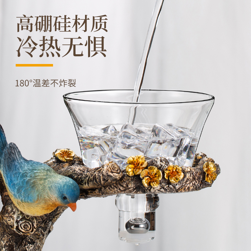 玻璃半自动泡茶壶2023新款功夫茶具套装泡茶家用茶杯懒人泡茶神器
