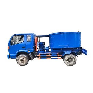 平口自动柴油水泥搅拌车 车载混凝土搅拌机车机一体工地用小型立式