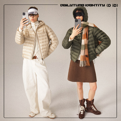 DID OUTDOORS:HARLOW 95进口霍尔多巴吉白鹅绒轻便保暖连帽羽绒服