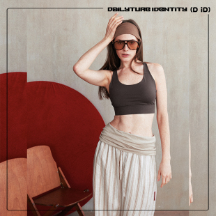 吸湿速干运动休闲透气网眼拼接带胸垫背心 Eluned DID SRETCH