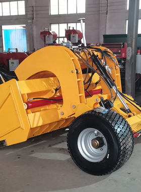 卫星平地机农业牵引伸缩式地面刮平拖拉机土壤整平机刮土机