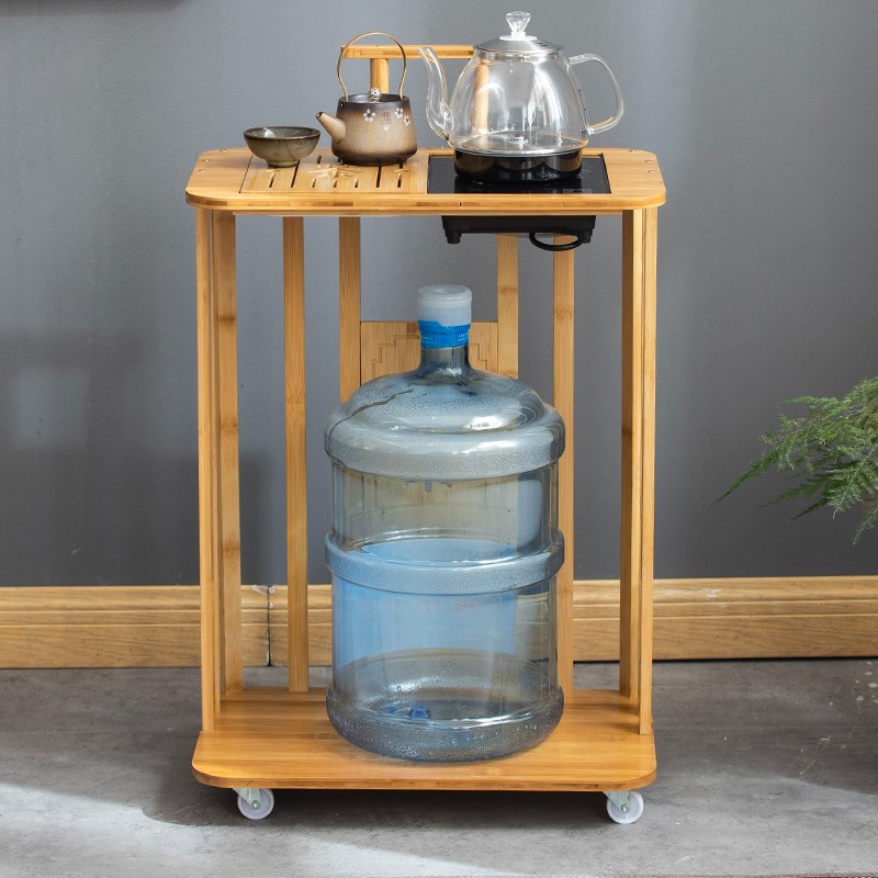 小茶台移动茶几沙发边几家用茶桌茶室小茶几功夫一体式烧水茶边柜