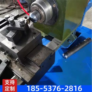 金属铁管不锈钢管封口机管材自动封头机圆管钢管平口圆弧口封口机