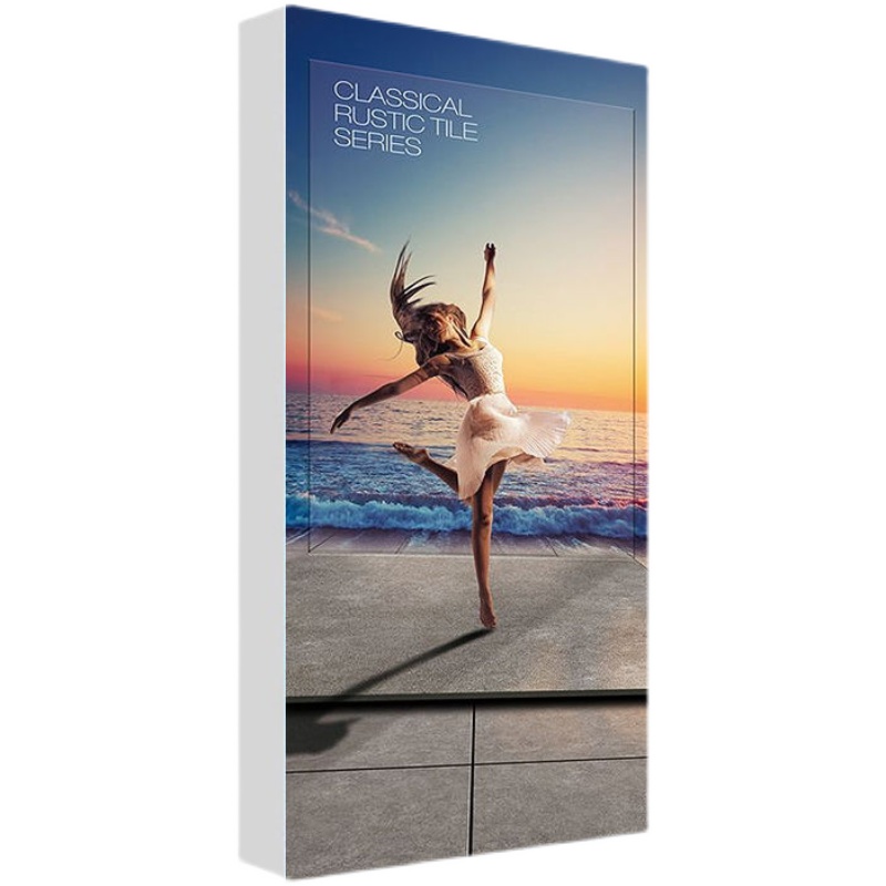 uv软膜超薄led卡布灯箱无边框铝合金型材定做手机店挂墙点餐奶茶