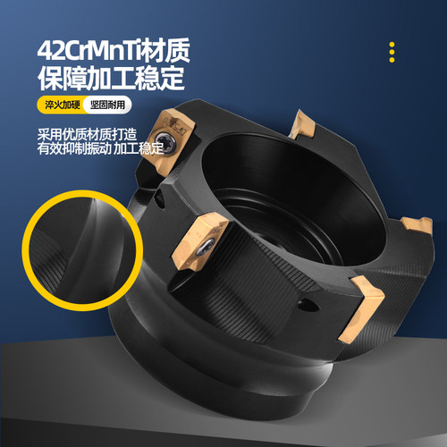 90度数控直角平面铣刀盘抗震加硬 BAP300R 400R 50 63 80 100 125