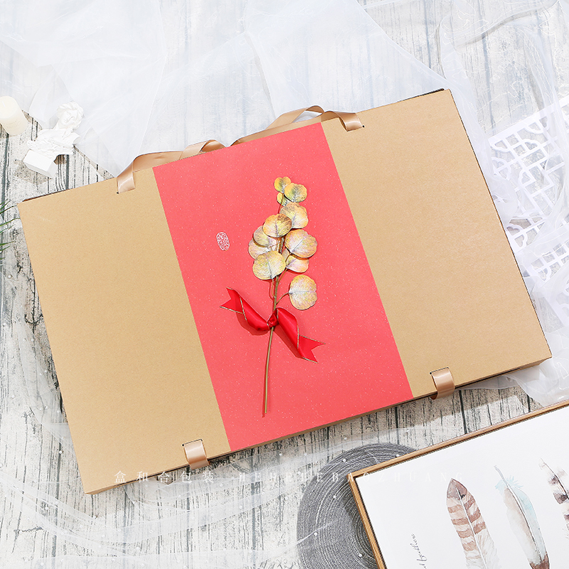 超大型油画礼盒礼物数字装饰包装盒相册画框礼品盒相框盒收纳盒