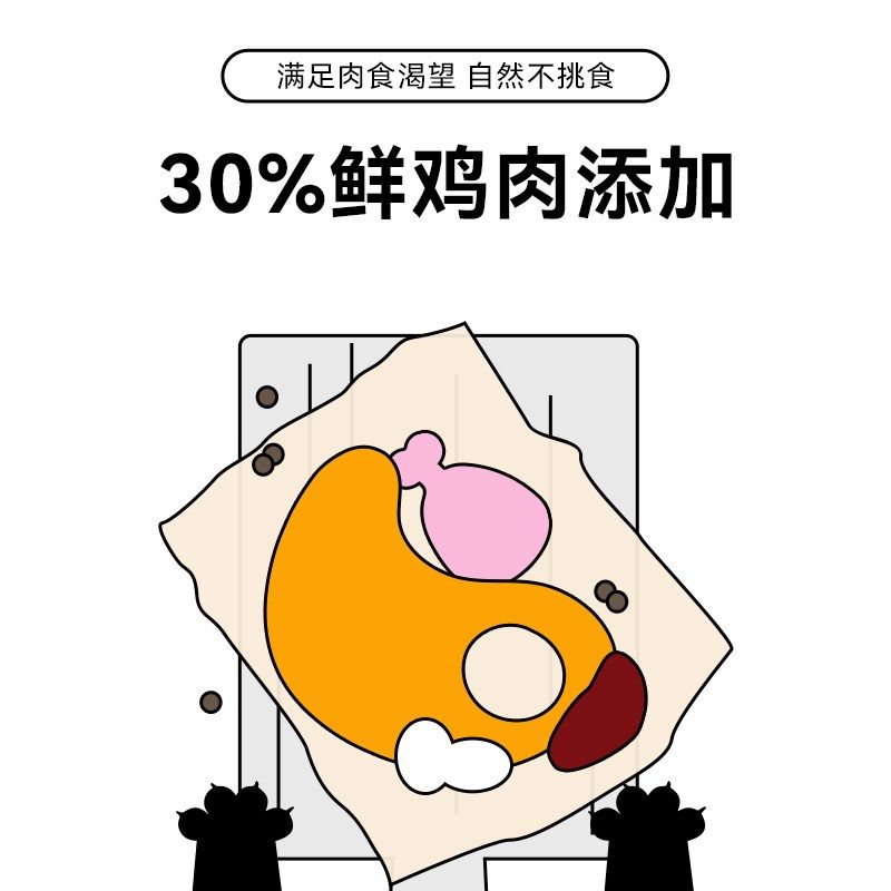 赞比奇猫粮风干生骨肉双拼无谷全价鸡肉成猫幼猫营养粮全阶段3斤,宠物/宠物食品及用品,猫全价膨化粮,淘宝优惠券,粉丝福利购,淘宝优惠卷