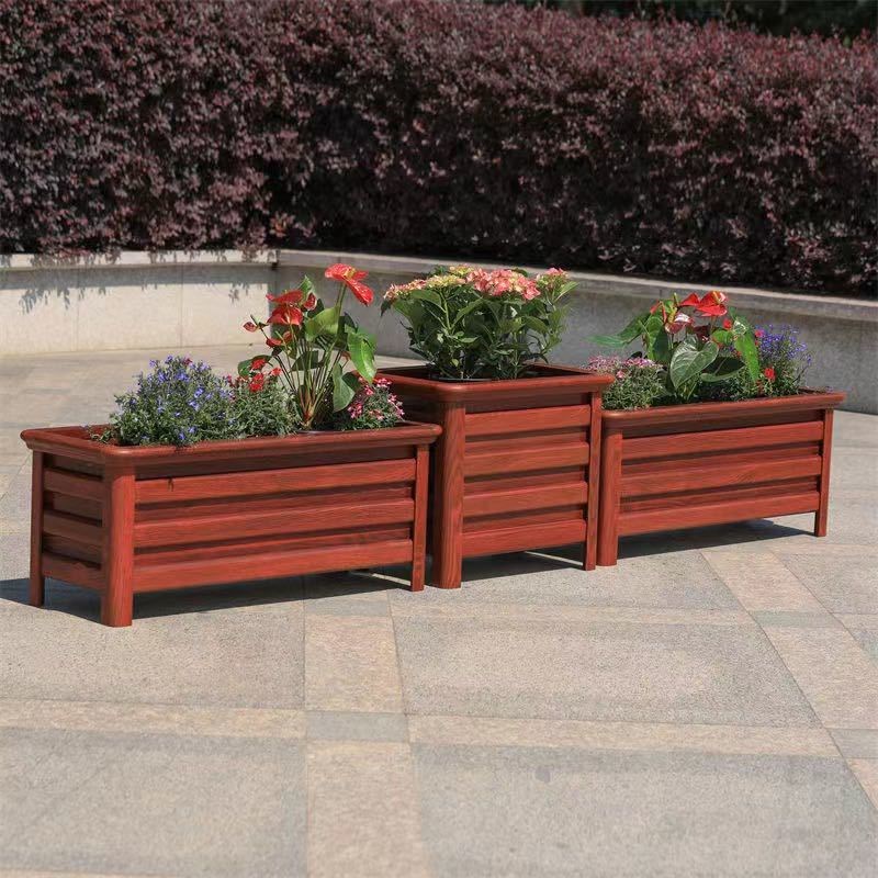 铝合金户外花箱市政工程护栏隔断花园花坛花槽家用阳台种植箱组合