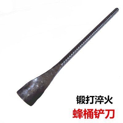 做圆蜂桶刮刀铲刀锻打长柄凿子原木挖洞 高碳钢神器 制作工具套装