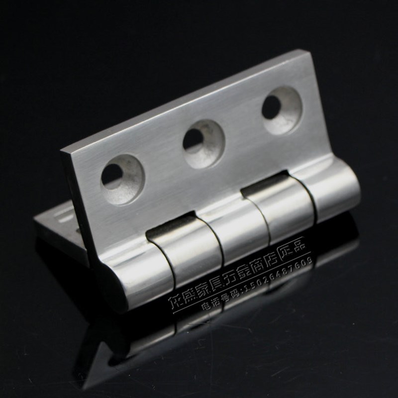 304不锈钢大门合页 重型工业合页 重型机械设备铰链75*75*6mm六孔