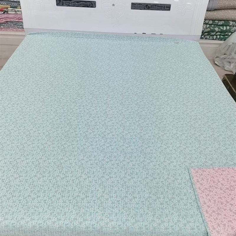 韩式纯棉水洗夹棉绗缝床盖床单双面两用榻榻米四季垫子纯棉加厚