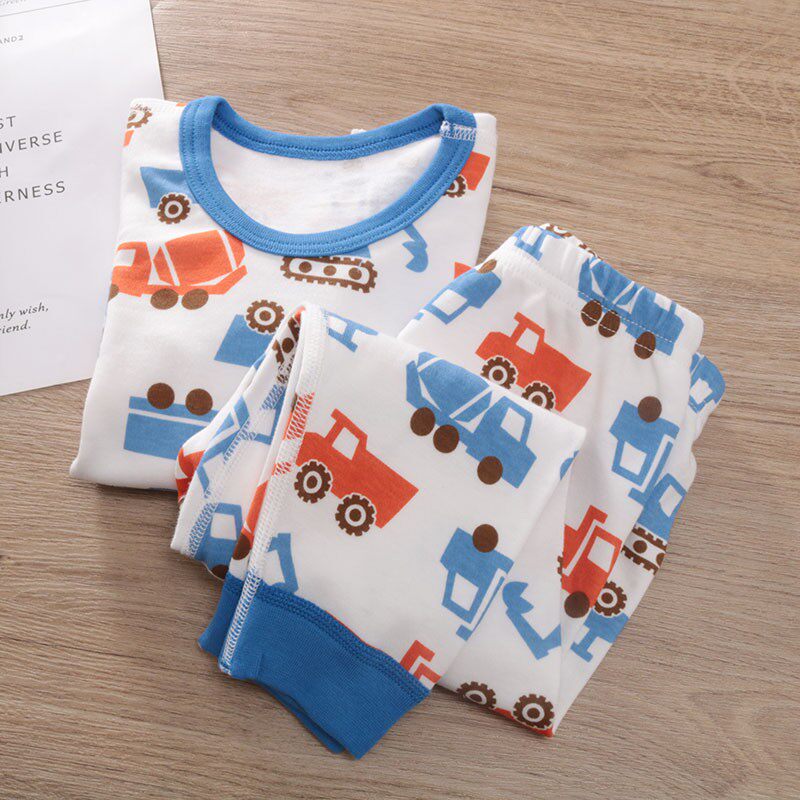 男童纯棉长袖裤子居家儿童全棉柔软内衣套装秋冬新款秋衣秋裤无骨