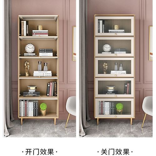 上翻内推柜导轨书柜储物柜橱柜门板滑轨隐藏侧装暗藏轨道五金配件