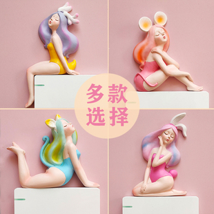 小萝莉欧式别墅墙贴灯开关装饰贴四开三联插座美化遮挡开关贴套装