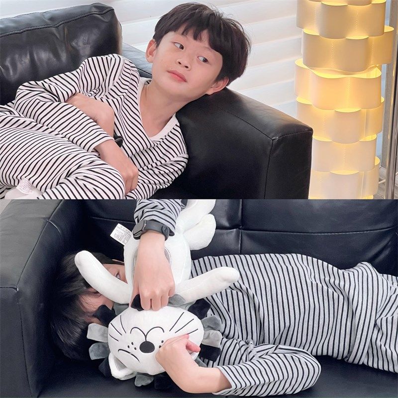 童妈定制男女童纯棉舒适软弹条纹家居服套装秋衣裤打底T恤秋冬装,童装/婴儿装/亲子装,家居服套装,淘宝优惠券,粉丝福利购,淘宝优惠卷