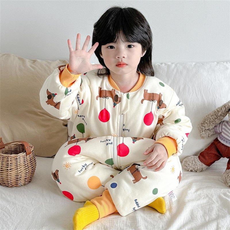 婴儿睡袋秋冬款加厚夹棉儿童防踢被神器宝宝冬季连体睡衣纯棉防寒,婴童用品,睡袋/防踢被,淘宝优惠券,粉丝福利购,淘宝优惠卷