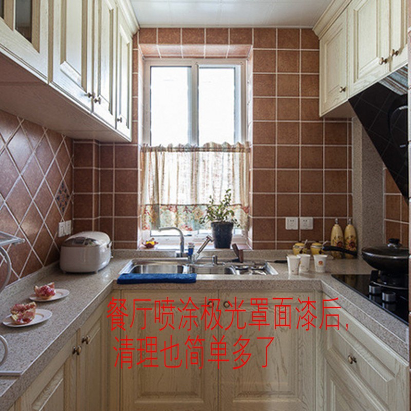 自喷式透明罩光漆防水防霉喷涂型手摇亮光内外墙真石漆艺术罩面漆