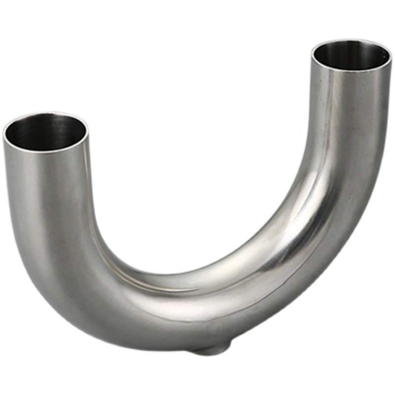 304/316不锈钢卫生级U型三通弯头/卡盘卡箍抛光焊接弯管接头