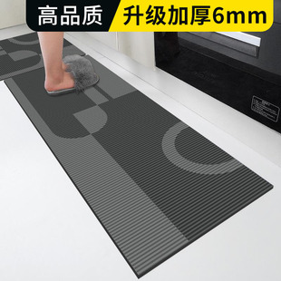厨房地垫硅藻泥吸水防滑防油防脏家用脚垫可擦免清洗地毯专用整铺