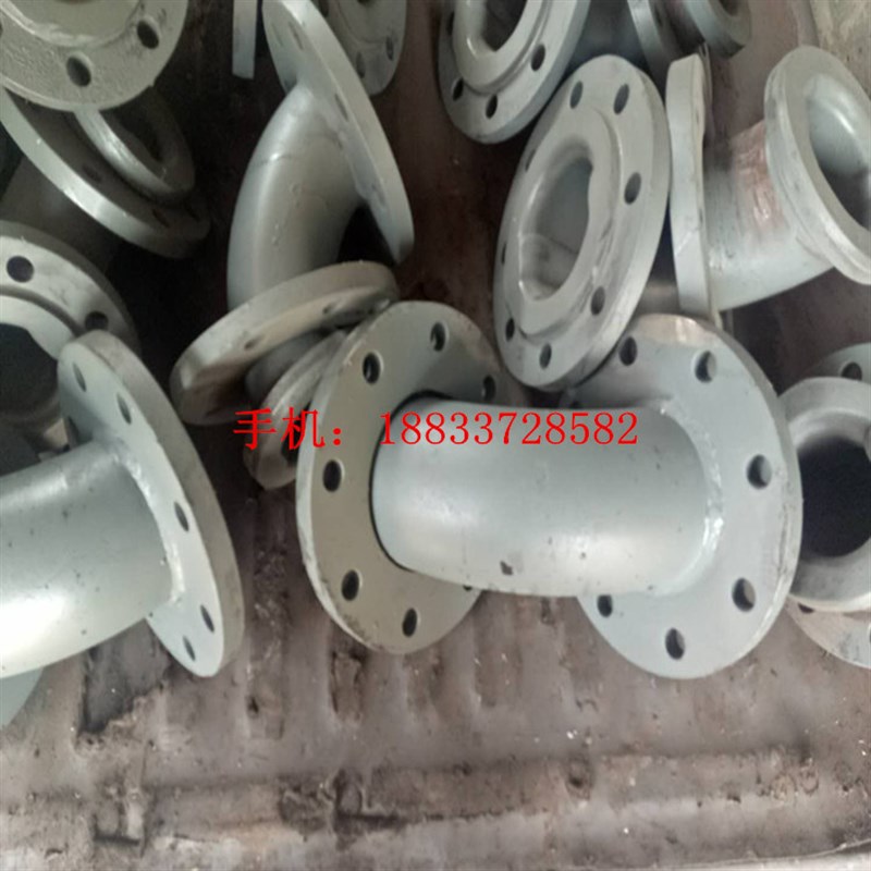 耐磨弯头 衬胶耐磨弯头法兰组件  衬胶三通 陶瓷耐磨弯头DN50