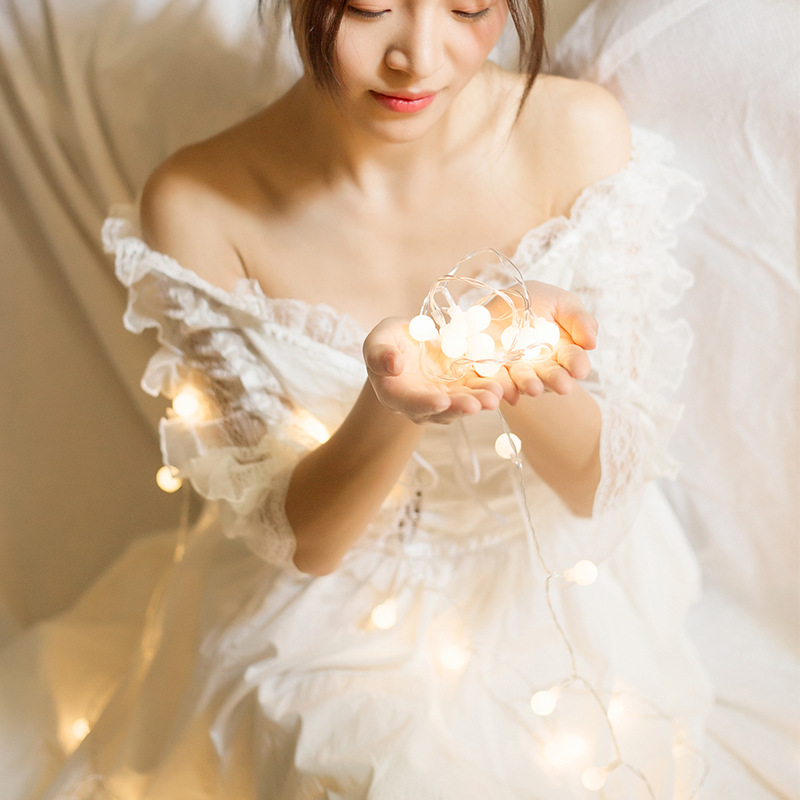 LED彩灯星星灯串灯饰灯户外防水节日婚庆圣诞灯满天星灯串照片墙