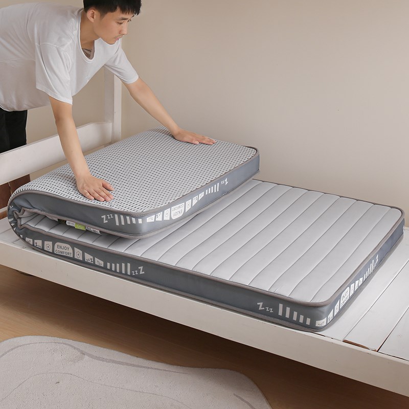 乳胶床垫软垫榻榻米垫子学生宿舍单人上下铺折叠床垫海绵床褥子