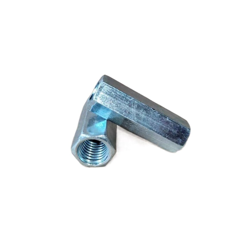 镀锌加长六角螺母/螺杆丝杆连接帽/丝杠接头螺母M5M6M8M10M12-M30
