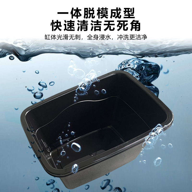 爬宠冬眠保暖箱饲养盒蛋龟饲养箱乌龟苗孵化隔离白黑色乌龟发色盒