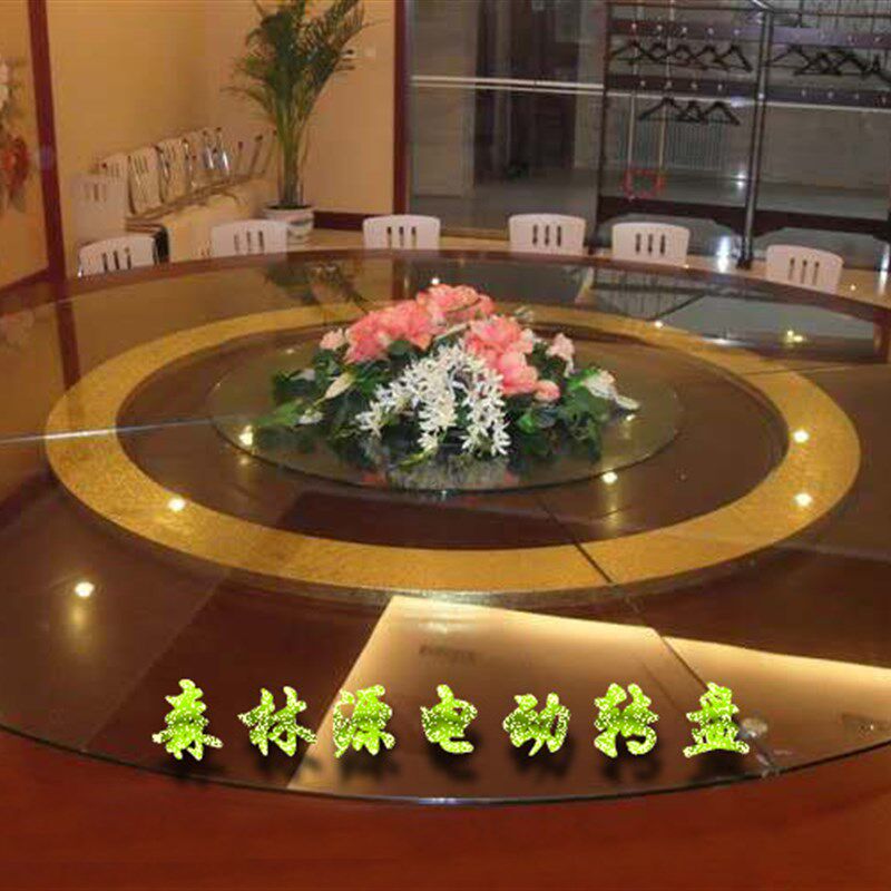 电动遥控转盘餐桌自动底座调速正反转玻璃底座模特展示旋转台
