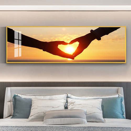 卧室床头装饰画22新款卧房间壁画现代酒店宾馆背景墙挂画