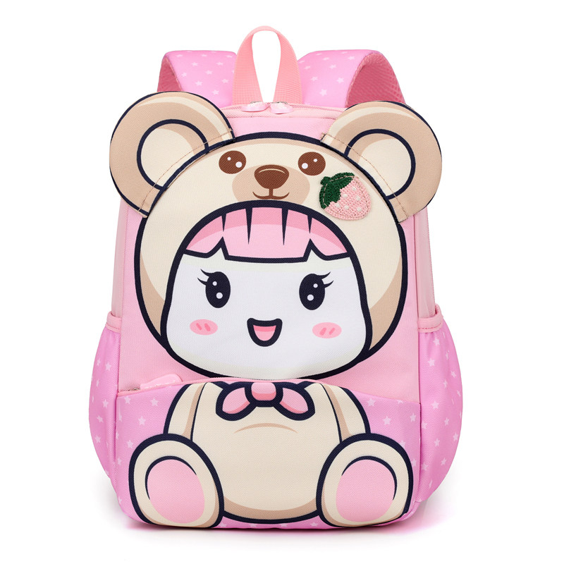 幼儿园书包女宝小幼班中大班男小童岁超轻减负护脊卡通爱背