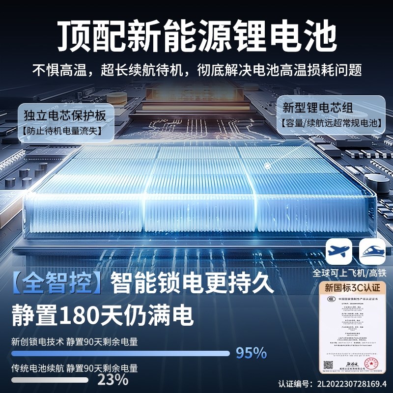 车载无线充气泵车用便携式汽车用打气泵电动轿车轮胎高压打气筒宝