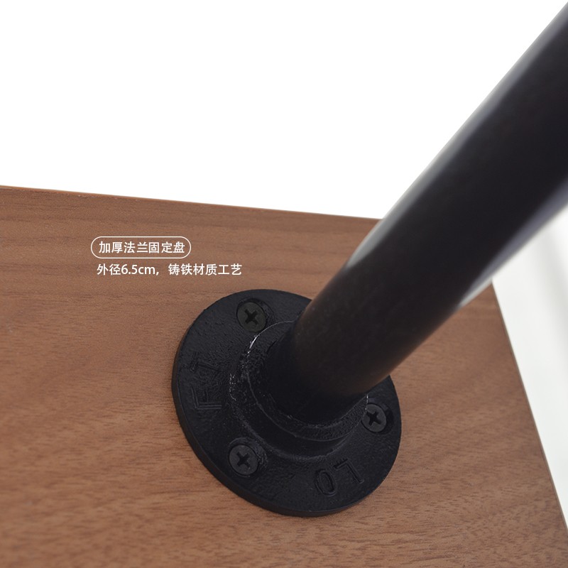 美式水管工业风格铁艺带万向轮loft餐桌茶几书桌创意支架桌腿桌脚