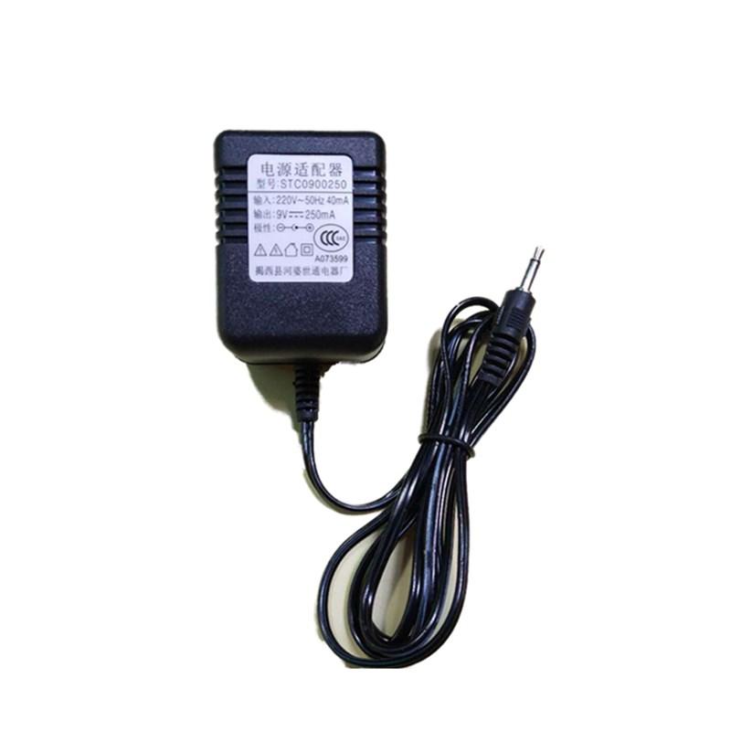 永美电子琴通用电源适配器STC0900250 9V 250mA 3.5mm圆柱插头