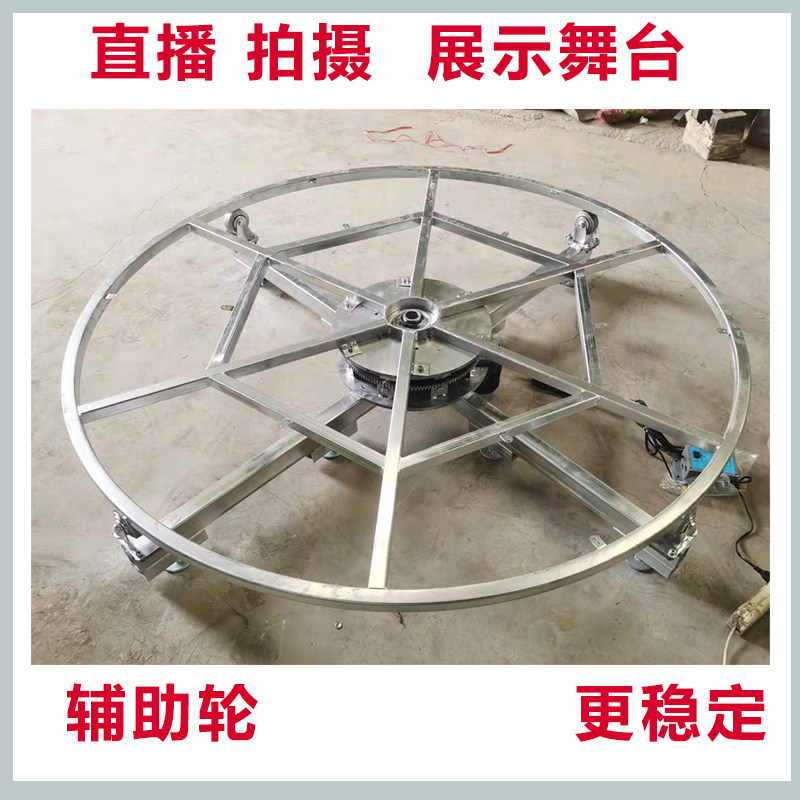 森林源电动遥控舞台转盘工业展示可调速钢架旋转底座产品拍摄包邮