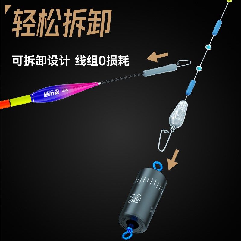 威拓森可拆卸成品路滑线组套装全套滑漂矶钓远投钓组路亚鱼线,户外/登山/野营/旅行用品,线组,淘宝优惠券,粉丝福利购,淘宝优惠卷