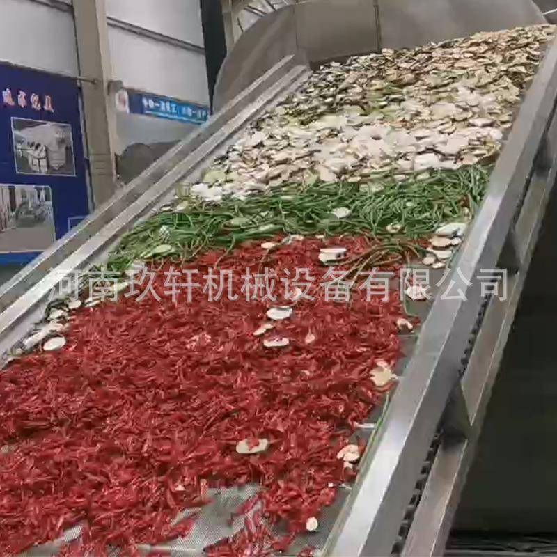 304食用级不锈钢网带烘干设备网带式花椒板椒烘干机