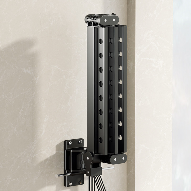 折叠晾衣架壁挂式室内飘窗家用阳台隐形上翻凉衣杆伸缩晒被子神器,收纳整理,壁挂晾晒架/网,淘宝优惠券,粉丝福利购,淘宝优惠卷