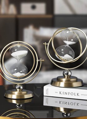 创意沙漏办公室桌摆件家居u书柜装饰品电视酒柜轻奢高档现代高级