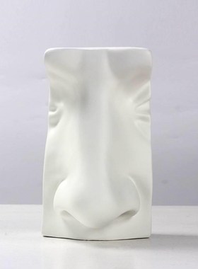 简约现代抽象人脸五官艺术雕塑z摆件玄关酒柜意式极简样板间装饰