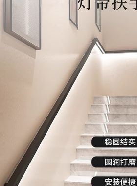 感应式明装方形楼梯扶手灯现代简A约长条过道走廊极简照明led壁灯