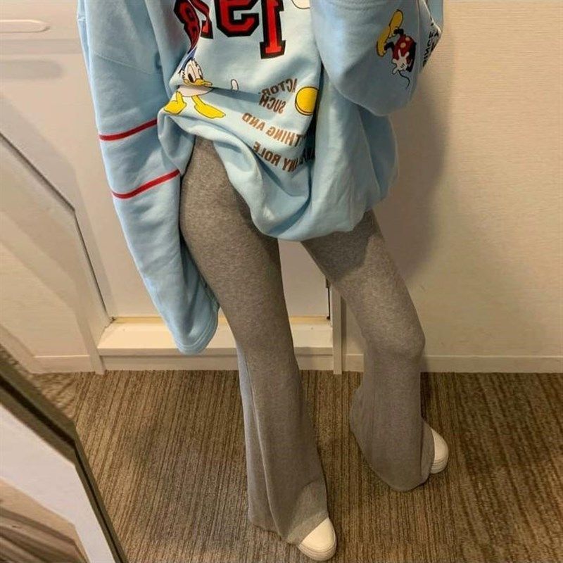 孕妇针织微喇裤子春秋显瘦托腹打底裤冬季时尚百搭垂坠抓绒休闲裤,孕妇装/孕产妇用品/营养,孕妇休闲裤,淘宝优惠券,粉丝福利购,淘宝优惠卷