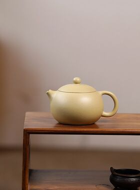 宜兴紫砂壶原矿本山绿q泥纯全手工西施壶家用中式茶壶具可养