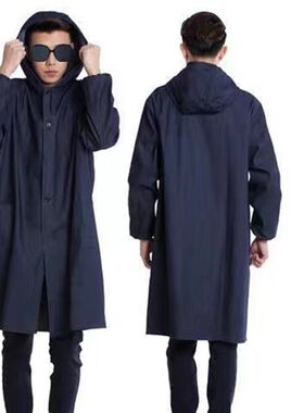 纯棉蓝工a作大褂男搬运服牛仔带帽长袖加厚耐磨长款罩衣劳保服印