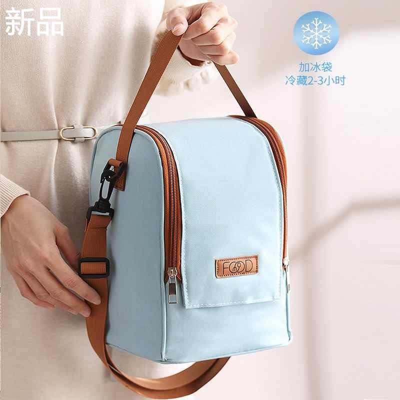 饭盒袋子手提防水防油p学生上班族便当保温袋焖烧壶桶套保护套新