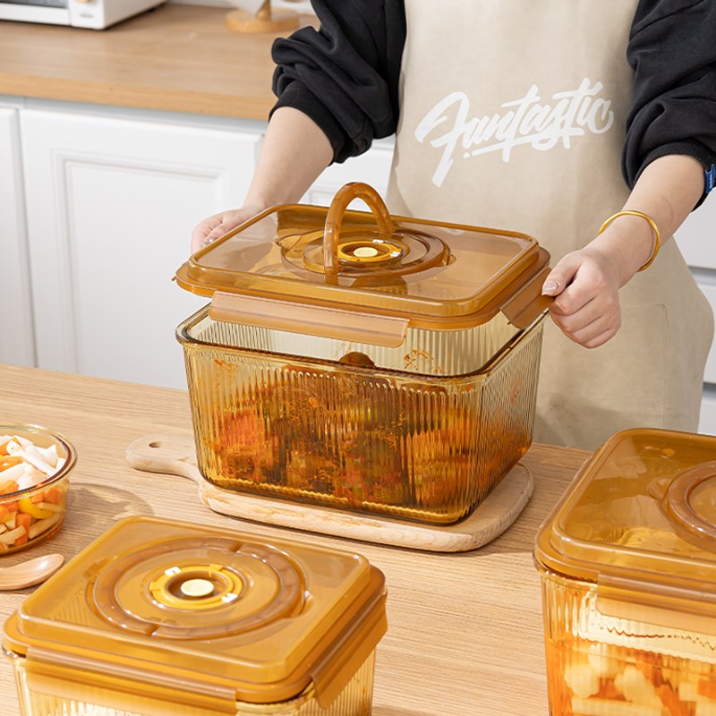 玻璃泡菜坛子加厚家用腌制酸菜坛子泡G酒酿酒玻璃瓶密封罐子腌菜