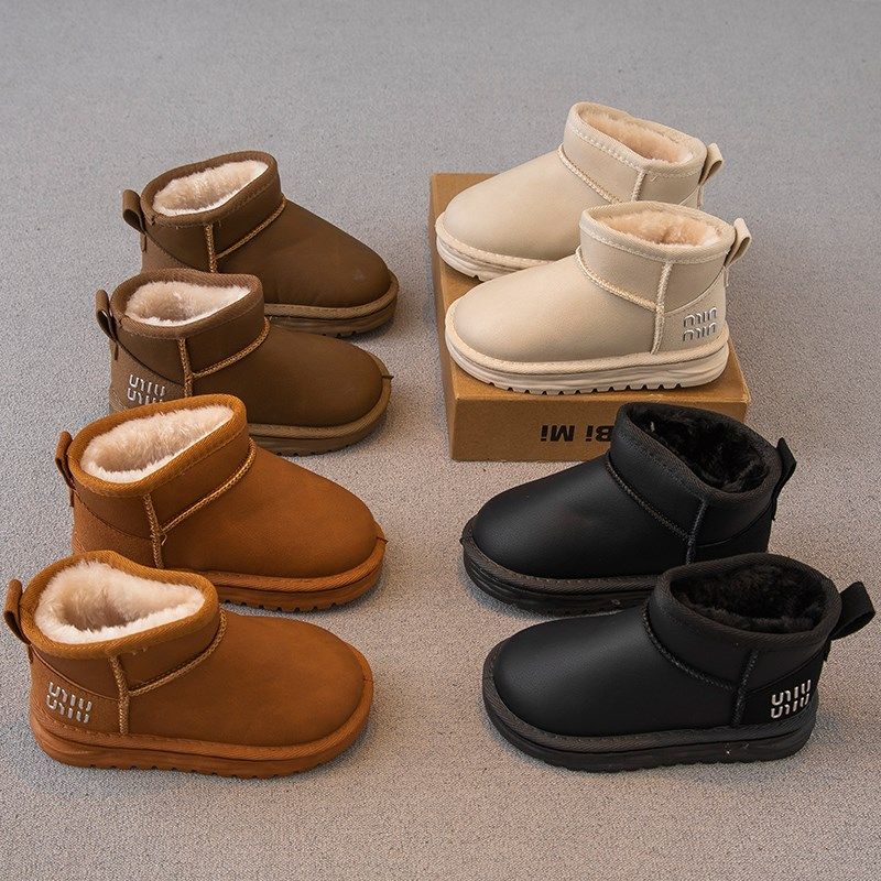 儿童雪地靴2024冬季新款男童鞋子女童棉鞋加绒大棉靴子加厚雪地棉,童鞋/婴儿鞋/亲子鞋,雪地靴,淘宝优惠券,粉丝福利购,淘宝优惠卷
