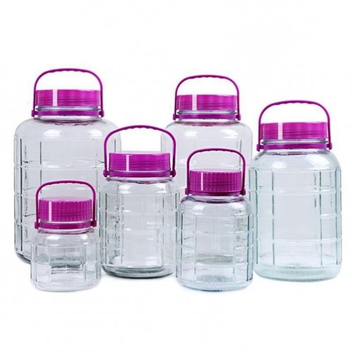 糖蒜腌萝c卜坛子泡菜泡酒腌制玻璃瓶酸菜缸储物罐子圆形密封玻璃