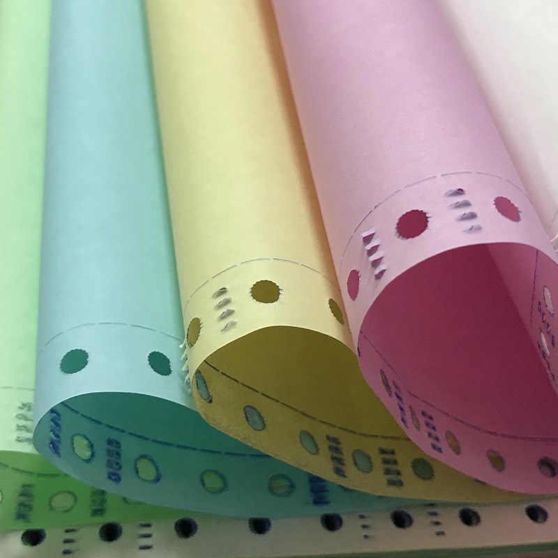 粤文电脑打印纸联打印纸销售2针式打印纸三联二联四联页