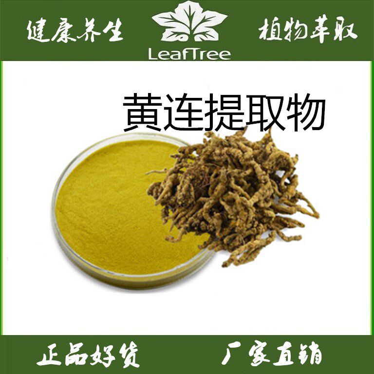 纯品黄连提取物 黄连素提取粉 王连粉萃取精华粉 送量勺